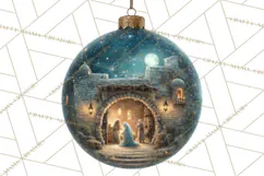 Nativity Christmas Ornament PNG Clipart, Christian Art Product Image 5