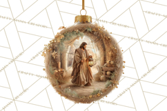 Nativity Christmas Ornament PNG Clipart, Christian Art Product Image 2