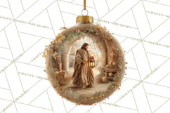 Nativity Christmas Ornament PNG Clipart, Christian Art Product Image 2