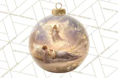 Nativity Christmas Ornament PNG Clipart, Christian Art Product Image 4