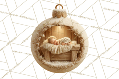 Nativity Christmas Ornament PNG Clipart, Christian Art Product Image 5