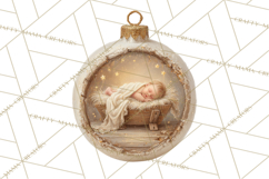 Nativity Christmas Ornament PNG Clipart, Christian Art Product Image 4