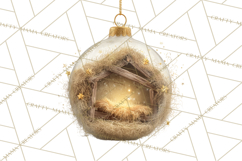 Nativity Christmas Ornament PNG Clipart, Christian Art Product Image 4