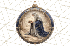 Nativity Christmas Ornament PNG Clipart, Christian Art Product Image 2