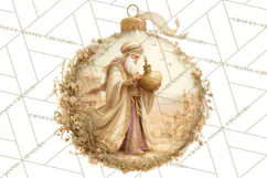 Nativity Christmas Ornament PNG Clipart, Christian Art Product Image 4