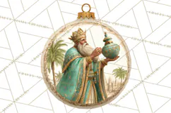 Nativity Christmas Ornament PNG Clipart, Christian Art Product Image 5