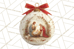 Nativity Christmas Ornament PNG Clipart, Christian Art Product Image 4