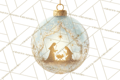Nativity Christmas Ornament PNG Clipart, Christian Art Product Image 4