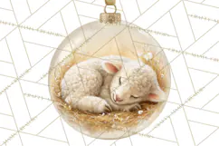 Nativity Christmas Ornament PNG Clipart, Christian Art Product Image 5