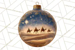 Nativity Christmas Ornament PNG Clipart, Christian Art Product Image 5