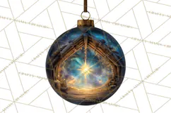 Nativity Christmas Ornament PNG Clipart, Christian Art Product Image 5
