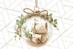 Nativity Christmas Ornament PNG Clipart, Christian Art Product Image 3