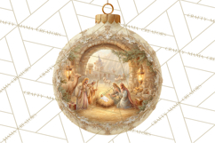 Nativity Christmas Ornament PNG Clipart, Christian Art Product Image 2
