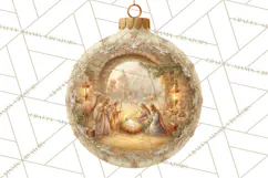 Nativity Christmas Ornament PNG Clipart, Christian Art Product Image 2
