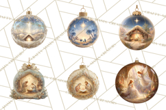 Nativity Christmas Ornament PNG Clipart, Christian Art Product Image 3