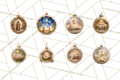 Nativity Christmas Ornament PNG Clipart, Christian Art Product Image 9