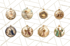 Nativity Christmas Ornament PNG Clipart, Christian Art Product Image 8