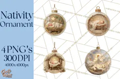 Nativity Christmas Ornament PNG Clipart, Christian Art Product Image 1