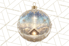 Nativity Christmas Ornament PNG Clipart, Christian Art Product Image 4