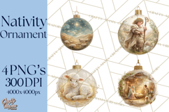 Nativity Christmas Ornament PNG Clipart, Christian Art Product Image 1