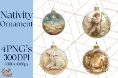 Nativity Christmas Ornament PNG Clipart, Christian Art Product Image 1