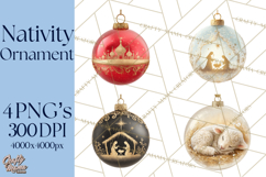 Nativity Christmas Ornament PNG Clipart, Christian Art Product Image 1