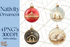 Nativity Christmas Ornament PNG Clipart, Christian Art Product Image 1