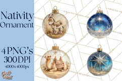 Nativity Christmas Ornament PNG Clipart, Christian Art Product Image 1