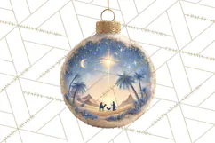 Nativity Christmas Ornament PNG Clipart, Christian Art Product Image 5