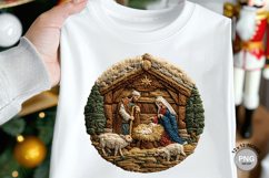 Nativity Scene Latch Hook Yarn Crochet Jesus Christmas_1 Product Image 1