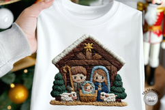 Nativity Scene Latch Hook Yarn Crochet Jesus Christmas_11 Product Image 1