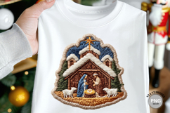 Nativity Scene Latch Hook Yarn Crochet Jesus Christmas_6 Product Image 1