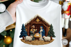 Nativity Scene Latch Hook Yarn Crochet Jesus Christmas_8 Product Image 1