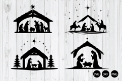 Nativity Scene SVG, Christmas Nativity SVG, Nativity SVG Product Image 1