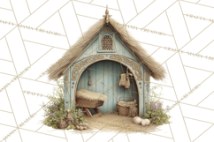 Nativity Scene Clipart, Holy Family &amp; Three Kings PNG Product Image 3