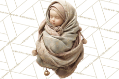 Nativity Scene Clipart, Holy Family &amp; Three Kings PNG Product Image 4