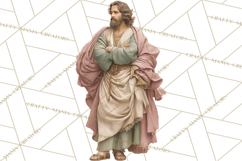 Nativity Scene Clipart, Holy Family &amp; Three Kings PNG Product Image 3