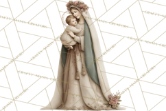 Nativity Scene Clipart, Holy Family &amp; Three Kings PNG Product Image 2