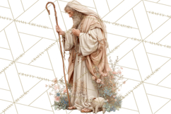 Nativity Scene Clipart, Holy Family &amp; Three Kings PNG Product Image 5