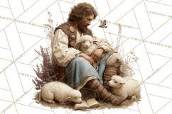 Nativity Scene Clipart, Holy Family &amp; Three Kings PNG Product Image 4