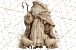 Nativity Scene Clipart, Holy Family &amp; Three Kings PNG Product Image 5