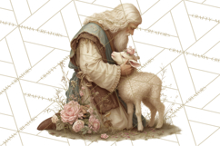 Nativity Scene Clipart, Holy Family &amp; Three Kings PNG Product Image 4