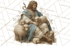 Nativity Scene Clipart, Holy Family &amp; Three Kings PNG Product Image 5