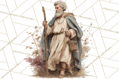 Nativity Scene Clipart, Holy Family &amp; Three Kings PNG Product Image 2