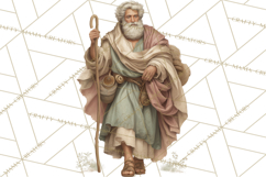 Nativity Scene Clipart, Holy Family &amp; Three Kings PNG Product Image 3