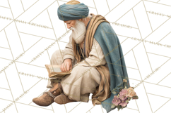 Nativity Scene Clipart, Holy Family &amp; Three Kings PNG Product Image 5