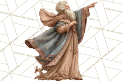 Nativity Scene Clipart, Holy Family & Three Kings PNG Product Image 5