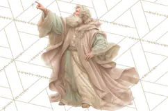 Nativity Scene Clipart, Holy Family & Three Kings PNG Product Image 3