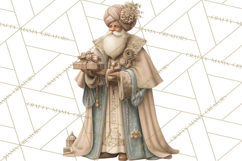 Nativity Scene Clipart, Holy Family & Three Kings PNG Product Image 4