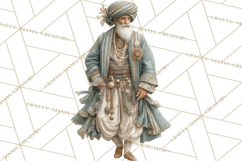 Nativity Scene Clipart, Holy Family & Three Kings PNG Product Image 5